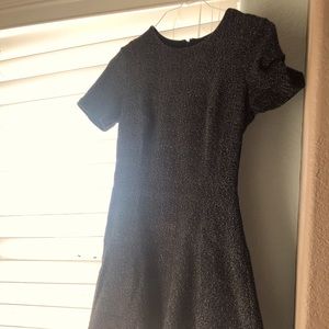 Ann Taylor Gray Short Sleeve Dress